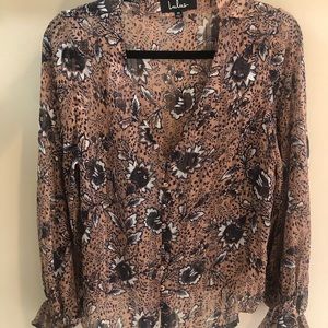 Lulus floral blouse